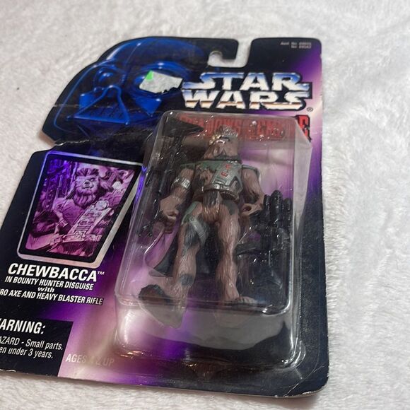 Vintage 1996 Star Wars shadows of the empire Chewbacca bounty hunter disguise - Picture 4 of 6